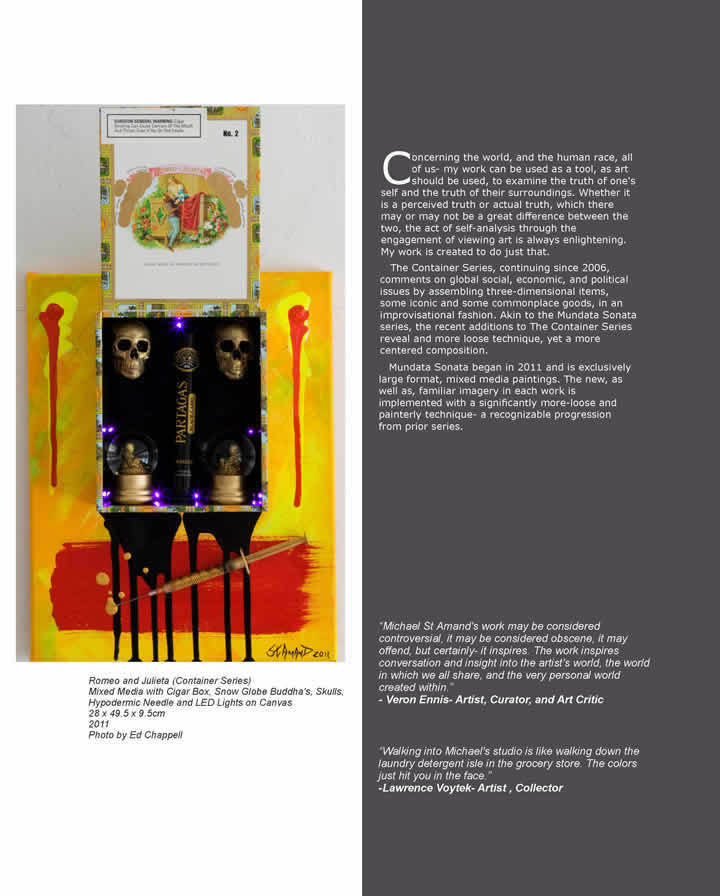 Michael St. Amand  Visual Art Beat 3