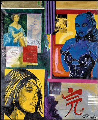 Morality Play Mixed Media on Canvas