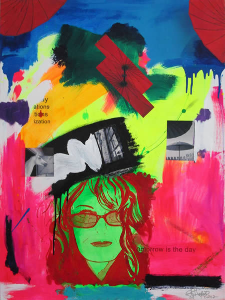 Michael St. Amand Shato Mere -(Georgia) Mixed Media On Canvas 2012